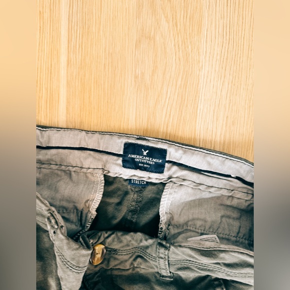 American Eagle army green low rise shorts - Picture 4 of 5